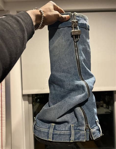 givenchy denim boots